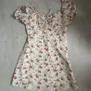 shein mini summer floral dress
